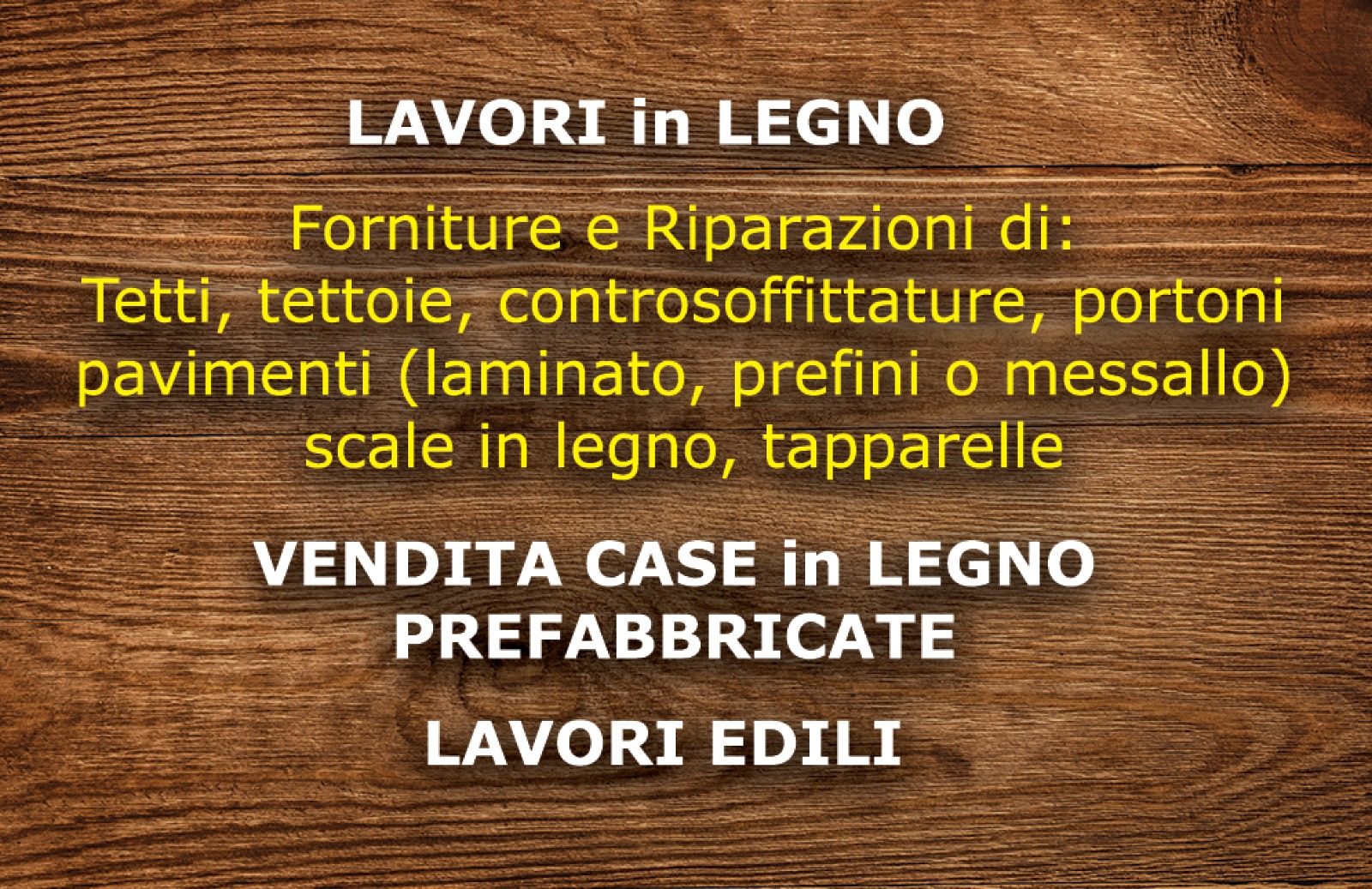 Salvatore Tricarico Lavori in Legno Cosenza