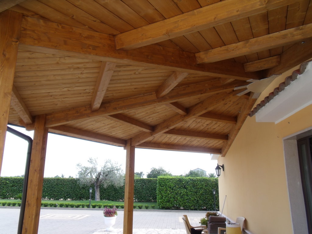 Copertura in legno a regola d'arte